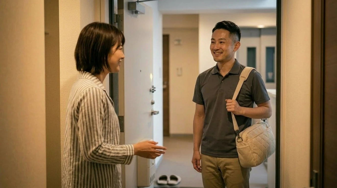 セラピスト到着