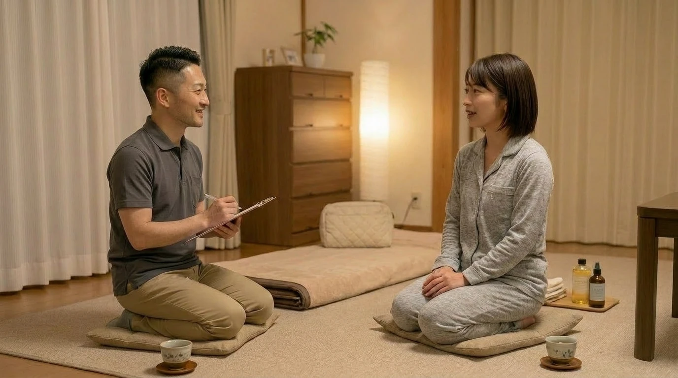 セラピストとのカウンセリング